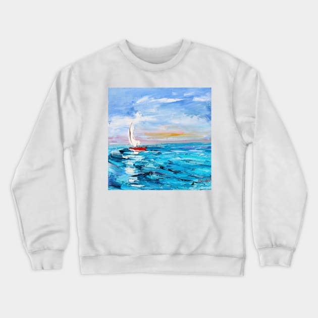 Sailing Crewneck Sweatshirt by Karensfineart